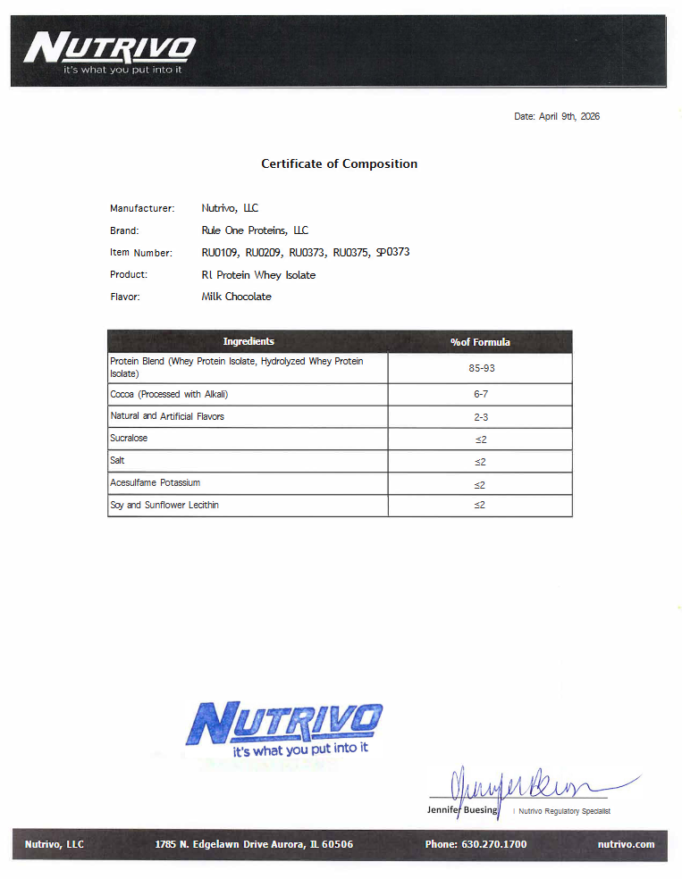 R1 Protein Isolate 2LB Milk Chocolate