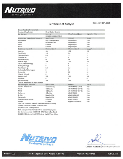 R1 Whey 5LB Lightly Salted Caramel